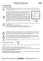 Preview for 11 page of THERMOROSSI COMPACT S22 EVO5 Installation, Use And Maintenance Manual