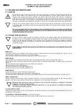 Preview for 38 page of THERMOROSSI COMPACT S22 EVO5 Installation, Use And Maintenance Manual