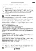 Preview for 43 page of THERMOROSSI COMPACT S22 EVO5 Installation, Use And Maintenance Manual