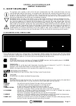 Preview for 23 page of THERMOROSSI COMPACT SLIM S25 EVO Installation, Use And Maintenance Manual