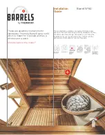 THERMORY Barrel 60 Installation Manual preview