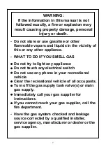 Preview for 2 page of Thetford Spinflo 160 Series User And Installation Instructions Manual