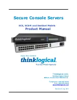 Thinklogical SCS160 Product Manual preview