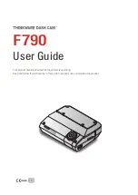 Preview for 1 page of Thinkware F790 User Manual