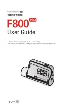 Thinkware F800pro User Manual preview