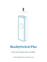 Preview for 1 page of Third Reality RealitySwitch Plus User Manual