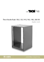 thomann t.racks Thon Studio Rack 10U Assembly Instructions Manual preview