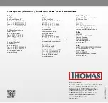 Preview for 56 page of Thomas PET & FAMILY 788/M Instructions For Use Manual