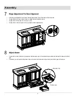 Preview for 9 page of Thomasville Amherst THMSVL60AVB Use And Care Manual