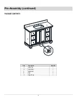 Preview for 5 page of Thomasville Bradford THMSVL48FVJ Use And Care Manual