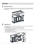 Preview for 8 page of Thomasville Bradford THMSVL60FVJ Use And Care Manual