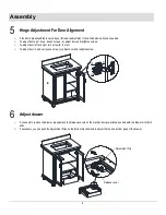 Preview for 8 page of Thomasville Ellamar THMSVL30CVDG Use And Care Manual