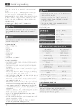 Preview for 8 page of THOMSON ANT1528BK Operating Instructions Manual