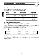 Preview for 11 page of THOMSON ASR08T User Manual