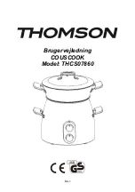 Preview for 26 page of THOMSON COUSCOOK THCS07860 User Manual