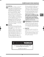 Preview for 21 page of THOMSON DTH615 Manual