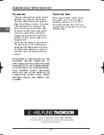 Preview for 24 page of THOMSON DVD Player + TV Set + VCR User Manual