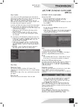 Preview for 9 page of THOMSON DVD3660H Manual