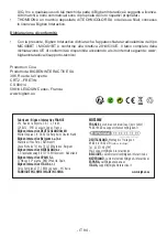 Preview for 84 page of THOMSON MC400BT Instructions For Use Manual