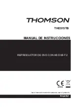 Preview for 22 page of THOMSON THD315TB User Manual