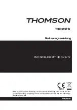 Preview for 53 page of THOMSON THD315TB User Manual