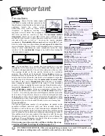 Preview for 5 page of THOMSON VTH6081 User Manual