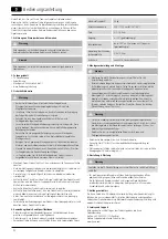 Preview for 6 page of THOMSON WAB7465 Operating Instructions Manual