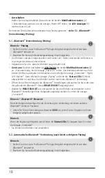 Preview for 21 page of THOMSON WEAR8500BT Operating Instructions Manual