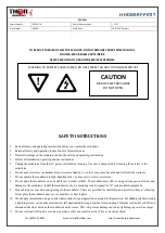 Preview for 8 page of Thor Broadcast H-HDMI-RF-PETIT User Manual