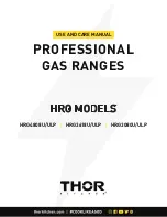 Preview for 2 page of Thor Kitchen HRG3080U Use And Care Manual