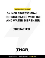 Preview for 2 page of Thor Kitchen TRF3601FD Use And Care Manual