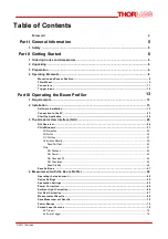 Preview for 3 page of THORLABS BC106-UV Operation Manual