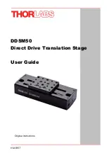 THORLABS DDSM50 Series User Manual preview