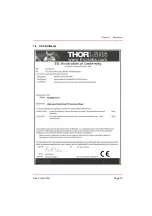 Preview for 21 page of THORLABS MLS203-1 User Manual