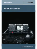 Thrane&Thrane SAILOR 6222 User Manual preview