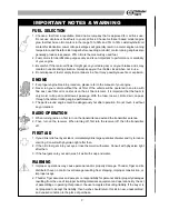 Preview for 3 page of THUNDER TIGER ER-1 SPORT Instruction Manual