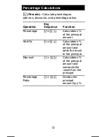 Preview for 12 page of TI BA-35 Solar Quick Reference Manual