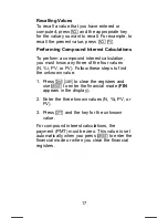 Preview for 17 page of TI BA-35 Solar Quick Reference Manual