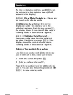 Preview for 27 page of TI BA-35 Solar Quick Reference Manual