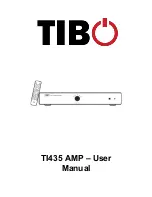 Preview for 1 page of Tibo TI435 AMP User Manual