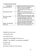 Preview for 20 page of Tichkum WISEDM WIZNMIX ALL-IN-ONE DM 313 750 UL Owner'S Manual & Instruction Manual