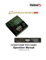 Preview for 1 page of Tieline Commander TLF200 Operation Manual