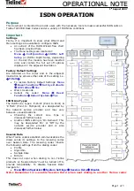 Tieline TLR300B Operational Notes preview