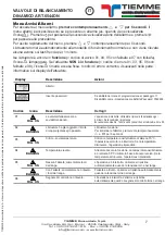 Preview for 7 page of TiEmme ART.6544DN Installation And Operation Instruction Manual