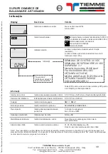 Preview for 30 page of TiEmme ART.6544DN Installation And Operation Instruction Manual