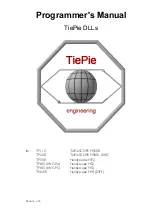 TiePie Handyscope HS3 Programmer'S Manual preview