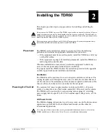 Preview for 15 page of Tiernan TDR60 Installation And Operation Manual