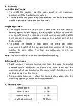 Preview for 2 page of Timago FS 913L Instructions For Use