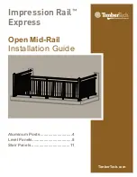 Preview for 1 page of Timbertech Impression Rail Express Installation Manual