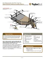 Preview for 3 page of Timbertech Impression Rail Express Installation Manual